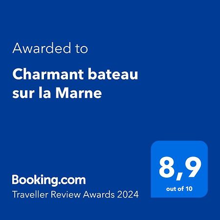 Charmant Bateau Sur La Marne Jouarre Eksteriør billede