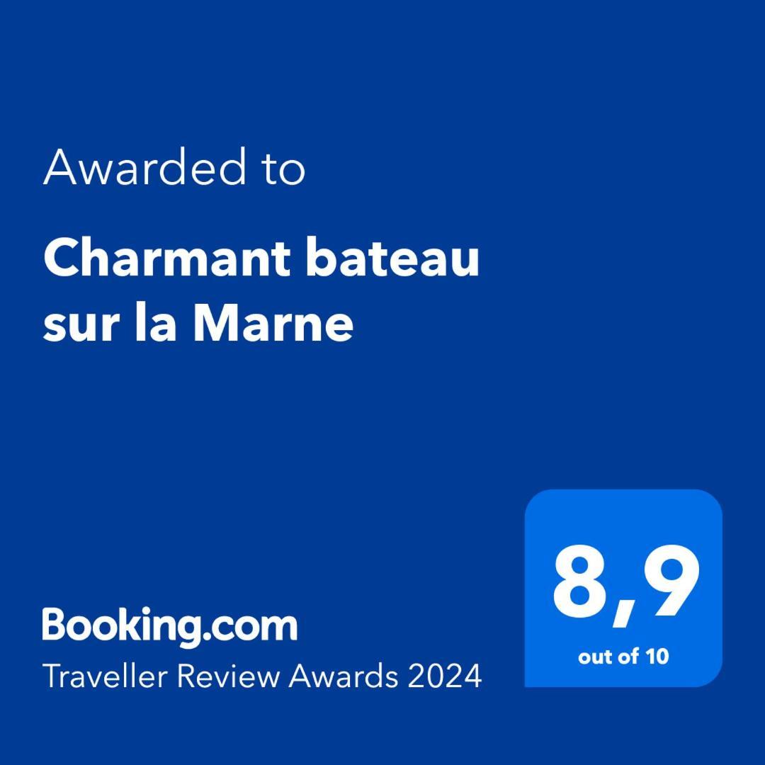 Charmant Bateau Sur La Marne Jouarre Eksteriør billede